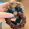 Simple scrunchie de tela estilo coreano, elegante cuerda para el pelo para mujer, nueva liga elástica para coletas, cuerda para el pelo duradera y elástica
