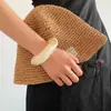 Pulseira Geométrica Quadrada Redonda de Resina Casual Europeia e Americana Exagerada Elegante Moda de Nicho Joias de Alta Qualidade para Mulheres