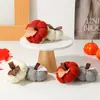 Decoraciones Nuevas de Acción de Gracias Transfronterizas, Colgantes de Calabaza Naranja Hechos a Mano, Adornos de Calabaza Pequeña Tejidos para el Festival de la Cosecha