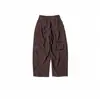 Pantalones deportivos de forro polar cálido de doble cara estilo montaña color sólido para mujer pierna recta pantalones casuales 13314