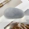 Presilha de Cabelo Genuína de Pelo de Coelho Rex Coreana para Mulheres, Novo Estilo Presilha Tubarão, Presilha de Cabelo de Pelúcia, Presilha de Cabelo Grande Fofa, Bonita