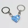 Llavero Colgante Creativo de Bloque de Construcción en Forma de Corazón Comercio Electrónico Transfronterizo Rompecabezas Desmontable Forma de Corazón Joyería para Parejas Regalo Fabricante