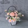 Traje de Cesta de Peonías Guonai de Fábrica Flor Artificial Flor de Boda Ramo de Flores para Sostener Decoración de Pared Colgante de Pared Transfronterizo CF01468