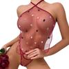 Comercio exterior Europa y Estados Unidos nuevas chicas sexys malla estampado perspectiva faja ropa interior traje divertido al por mayor
