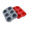 Molde de Silicone Estoque de Fábrica 6 polegadas Molde de Bolo Utensílios para Assar Orgulhoso 6 Células Sobremesa Fácil de Desenformar