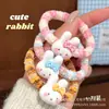 Nuevo Set Lindo de Gomas para el Cabello de Conejito, Bandas para el Cabello Dulces y Versátiles para Niñas, Gomas Dobles para Cola de Caballo de Otoño e Invierno al por Mayor