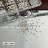 Arte de Unha Zircônia Iridescente Charms Strass de Fundo Plano Super Brilhantes Diamantes Coloridos Ultra Brilhantes Mini Strass Aurora Coloridos Atacado