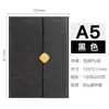 Caderno a5 logo personalizado escritório comercial caderno de alta aparência conjunto caixa de presente couro macio fivela planejador