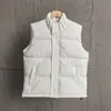 Chaleco chaqueta de algodón casual, impermeable, cortavientos, mullido, cálido, cómodo, versátil, engrosado, con cuello alto, para otoño e invierno, para exteriores
