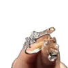 Anillo de Flor de Rosa El Principito para Mujer, Simple y Único, Diseño Minimalista, Versátil Anillo Abierto Dorado para Dedo Índice Joyería