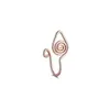 Comercio Electrónico Transfronterizo Punto Caliente Perforación Libre Moda Estilo Africano Forma de U Acero Inoxidable Joyería para Perforar Pinza para Nariz Anillo para Nariz