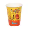Copo de papel descartável de camada única para bebidas frias de 32 oz 34 oz 1000 ml Copo para beber Copo para batatas fritas Arroz tufado