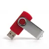 Pen Drive Logotipo Personalizado Leilão Publicidade Exposição Presente Atacado 16g Pen Drive USB Metal Rotativo Gravado 32g Pen Drive