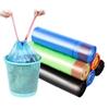 Bolsa de basura desechable de fábrica, nueva, plana, portátil, con cordón, gruesa, de color, con clasificación de fábrica