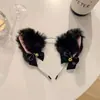 Diadema de Orejas de Gato de Felpa con Cascabel Super Hada Chica Suave Japonesa Conejo Súper Lindo Orejas de Conejo Diadema para Lavado de Cara Adorno para Tomar Fotos