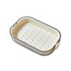 Caja de Jabón Drenante de Doble Capa para el Hogar, Caja de Jabón para Inodoro sin Perforaciones, Estante de Almacenamiento Drenante, Soporte para Jabón al por Mayor