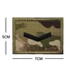 Parches Bordados de Rango Militar en Stock Transfronterizos, Parches Tácticos Militares de Moral, Brazaletes de Velcro