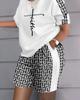Europa e Estados Unidos novo terno feminino transfronteiriço AliExpress hip-hop street trend estampa moda lazer plus size