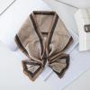 Bufanda Larga Pequeña de Moda Combinable Nueva Bufanda Larga Estilo Coreano Bufanda Decorativa Exterior Bufanda de Alta Calidad Lujo Simple Ligero