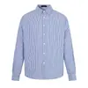 Camisa retro americana relajada de manga larga para hombres y mujeres, nuevo estilo de otoño 2026, diseño casual holgado y versátil
