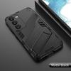 Em estoque aplicável à capa de celular armadura punk nova para Samsung S23 capa de celular com suporte para Samsung S23