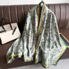 Bufanda de Seda Brocada Estilo Nuevo 2025 para Mujer, Primavera y Otoño, Elegante Versión Coreana, Bufanda de Seda Versátil de Hangzhou y Chal