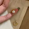 Pendientes Brillantes de Diamante Minimalistas Modernos Geniales Estilo Francés, Diseño Sencillo de Nicho, Pendientes Versátiles para Mujeres con Rostros Redondos