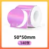 Papel Térmico Láser Transfronterizo Adecuado para Phomemo M110/M220 Papel de Etiqueta Térmica Láser Holográfico