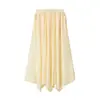 Para Atacado de Roupas Femininas Transfronteiriças Estilo Europeu e Americano Novo Design de Conjunto Casual Camisa Solta de Chiffon + Saia