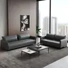 Sofá de escritório, conjunto de sofás simples, mesa de centro moderna minimalista, novo design para áreas de recepção, hotéis, apartamentos e escritórios
