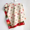 Bufanda Jacquard de Cachorro Rizado de Dibujos Animados Otoño/Invierno 2026 para Mujer Chal Grande Grueso y Cálido Estilo Coreano Versátil Calentador de Cuello con Borlas