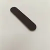 Mini Lixa de Unha Curta Preta e Vermelha para Remover e Polir Esmalte
