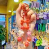 Nuevo creativo flor de amor con cuentas para llavero de teléfono móvil colgante decoración de bolsa regalo pequeño de Yiwu en stock al por mayor