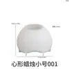 Molde de Silicone em Forma de Coração Curvo 3D de Resina Cristalina DIY Papoula para Velas Aromáticas e Enfeites de Gesso