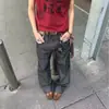 Jeans para hombre retro americano, marca de tendencia nueva primavera y otoño 2026, sueltos de pierna ancha, ins, calle alta, rectos, largos