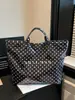 Bolsa Tote Grande Capacidade Feminina Verão Bolinhas Estilo Coreano PVC Transparente Bolsa de Geléia para Trabalho e Deslocamento Bolsa de Mão Feminina