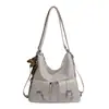 Moda Estilo Coreano Bolso Versátil de un Hombro Simple Moda 2026 Otoño Nuevo Llegada Gran Capacidad Bolso Tote para Viajes Cotidianos Mochila