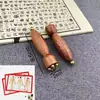 Versión Mejorada del Stick para Ojos de Sándalo Púrpura Ojo de Cuerno Zhuque Sanzhe y Palo Relajante para Puntos de Acupuntura de Ojos de Flor de Loto
