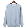 Moletom de Gola Redonda Liso de Cor Sólida Tamanho Europeu Transfronteiriço para Homens e Mulheres, Moletom Top Fashion Liso Pulôver E22 Liso