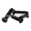 Tornillos Autorroscantes Redondos Endurecidos Negros de Acero al Carbono M1-M5 Tornillos Pequeños de Precisión Digital para Teléfono Cabeza Pan