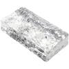 Ladrillo de Vidrio Super Blanco Ladrillo de Cristal Transparente Cuadrado Pared Divisoria Baño Internet Rojo Arte Sólido Hueco Patrón de Hielo