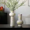 Jarrón de Cerámica Moderno Minimalista de Jingdezhen, Decoración para Casas de Huéspedes y Hoteles, Recipiente para Arreglos Florales, Vitrina, Jarrón de Cerámica de Alta Estética