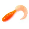 Atacado de fábrica micro iscas macias de pesca para lambaris e trutas, 2,5 cm e 3,5 cm cauda curly pequena iscas artificiais biônicas