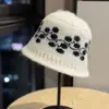 Nuevo Gorro de Lana Jacquard para Mujer en Invierno, Cálido y a Prueba de Frío, Favorecedor, para Circunferencia de Cabeza Pequeña y Grande, Versátil Estilo Coreano Gorro de Pescador