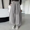 Calças de Menina Verão Finas Longas 2026 Novo Estilo Calças Estilosas de Perna Curva para Crianças de Meia-idade e Grandes Roupas de Verão Calças Largas