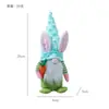 Muñeco de Conejo de Pascua con Gorro Puntiagudo Transfronterizo 2026 Dibujo Animado Creativo Anciano Barba Blanca Muñeco Sin Rostro Adorno Decorativo