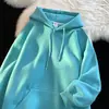 Sudadera de Felpa de Color Sólido con Capucha para Hombre, Sudadera Gruesa de Moda para Hombre, Sudadera con Capucha Otoño e Invierno para Hombre, Chaqueta para Hombre Estilo Coreano Invierno