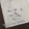 Accesorios Populares Dorados para Uñas con Temática de Mariposas, Ultra Brillantes, Lujo Ligero, Mariposa de Diamantes Rosas Girly, Decoraciones para Uñas en Forma de Corazón