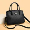 Bolso de Mujer Transfronterizo 2025 Nuevo de un Solo Hombro Cruzado de Mano con Textura de Grano Bolso de Mujer Gran Capacidad al por Mayor