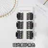 Pinza para el pelo pequeña de garra de 2.8 cm Multicolores Mate Colorida Brillante Pinza para flequillo Pinza para recogido a medias Pinza para el pelo pequeña Pinza de tiburón Accesorio para el pelo